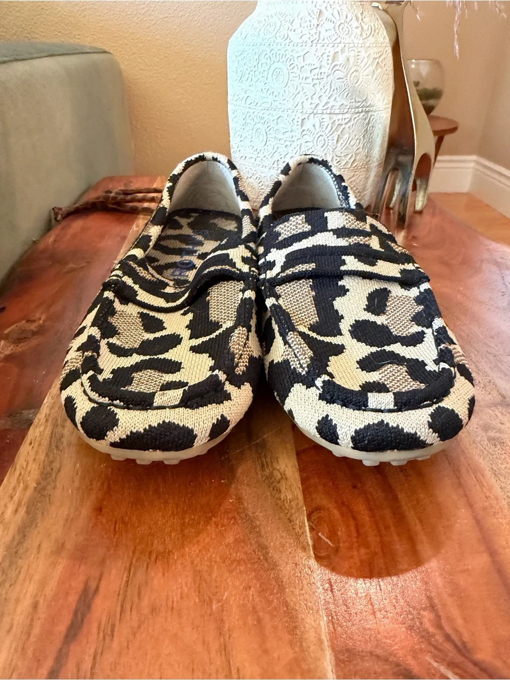 Rothy's Driver Loafers in Desert Cat print - Picture 2 of 5